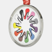 Colorful Heels Metalen Ornament (Links)