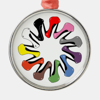 Colorful Heels Metalen Ornament