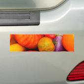 Colorful Heirloom Tomaten Bumpersticker (Op auto)