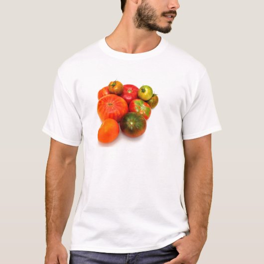 Colorful Heirloom Tomaten T-shirt (Voorkant)