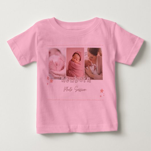 Colorful Hello Summer Baby Fine Jersey T-Sh (Voorkant)