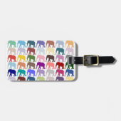 Colorful Herd Bagagelabel (Voorkant horizontaal)