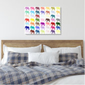 Colorful Herd Canvas Afdruk (Insitu (Slaapkamer))