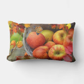 Colorful Herfst Apple Basket Cushion Buitenkussen (Voorkant)