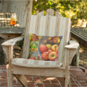 Colorful Herfst Apple Basket Cushion Buitenkussen (Stoel)