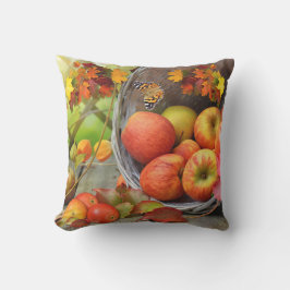 Colorful Herfst Apple Basket Cushion Buitenkussen