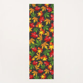 COLORFUL HERFST AUTUMN MAPLE LEAF ABSTRACT PATROON YOGAMAT (Voorkant)