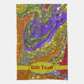 Colorful Herfst Bouquet Box Design Theedoek (Verticaal)