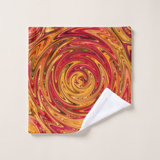 Colorful Herfst Foliage Abstract Bad Handdoek (Wasdoekje)