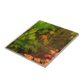 Colorful herfst leaf tegeltje (Zijkant)