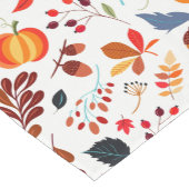 Colorful Herfst Pattern Korte Tafelloper (Hoek)