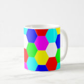 COLORFUL HEXAGONS KOFFIEMOK (Voorkant rechts)