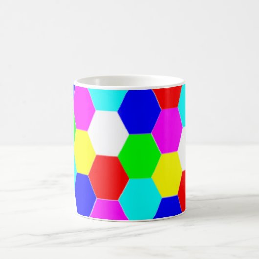 COLORFUL HEXAGONS KOFFIEMOK (Center)