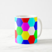 COLORFUL HEXAGONS KOFFIEMOK (Voorkant rechts)