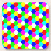 COLORFUL HEXAGONS ONDERZETTER (Voorkant)