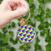 COLORFUL HEXAGONS SLEUTELHANGER (Hand)
