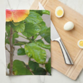 Colorful Hibiscus flower Kitchen Towel Theedoek (Quarter Fold)