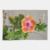Colorful Hibiscus flower Kitchen Towel Theedoek (Horizontaal)