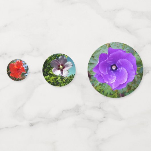 Colorful Hibiscus Flowers, Confetti (Voorkanten)