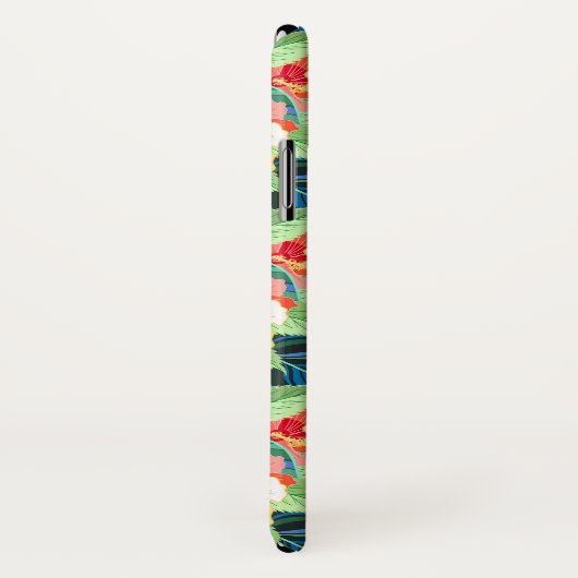 Colorful Hibiscus Pattern Case-Mate iPhone Case (Achterkant / rechts)