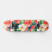 Colorful Hibiscus Pattern Persoonlijk Skateboard (Horizontaal)