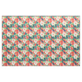 Colorful Hibiscus Pattern Stof (Fat Quarter)