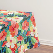 Colorful Hibiscus Pattern Tafelkleed (Voorbeeld)