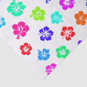 Colorful Hibiscus Print Tissuepapier (Detail)