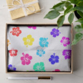 Colorful Hibiscus Print Tissuepapier (Geschenk)