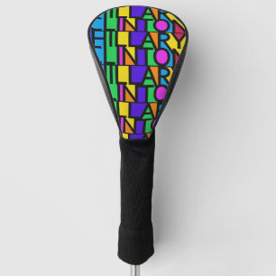 Colorful Hillary Clinton 2016 bestuurderscover Golfheadcover