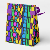 Colorful Hillary Clinton 2016 faborboxen Bedankdoosjes (Achterkant)