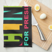 Colorful Hillary Clinton 2016 handdoek (Quarter Fold)