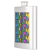 Colorful Hillary Clinton 2016-kolf Heupfles (Links)