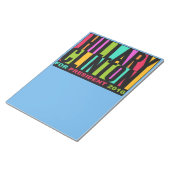 Colorful Hillary Clinton 2016-laptops Notitieblok (Schuin)