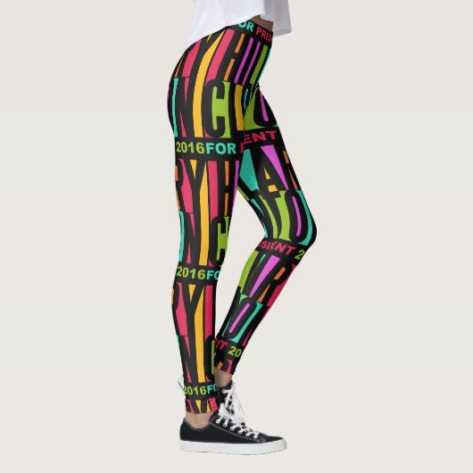 Colorful Hillary Clinton 2016 leggings (Rechts)