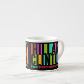 Colorful Hillary Clinton 2016 mokken (Voorkant rechts)