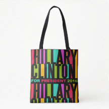 Colorful Hillary Clinton 2016-tassen