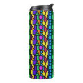 Colorful Hillary Clinton 2016 tumbler Thermosbeker (Gedraaid links)