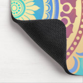 Colorful Hindu Art Pattern Muismat (Hoek)