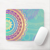 Colorful Hindu Art Pattern Muismat (Met muis)