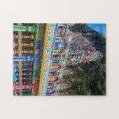 Colorful Hindu Temple Maleisië Reis Foto Legpuzzel (Horizontaal)