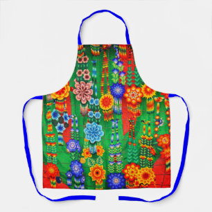 Colorful Hippie Flower Design Schort