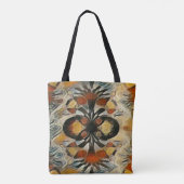 Colorful Hmong Pattern Art Tote Bag (Achterkant)