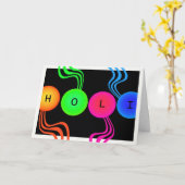 Colorful Holi Spring Festival van Colors Kaart (Gele Bloem)