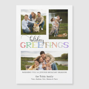 Colorful Holiday Greetings Typografie 3-Foto
