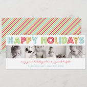 COLORFUL HOLIDAY | HOLIDAIRE FOTOKAART FEESTDAGENKAART (Voorkant / Achterkant)