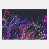 Colorful Holiday Lights Inpakpapier Vel (Voorkant)