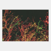 Colorful Holiday Lights Inpakpapier Vel (Voorkant 3)