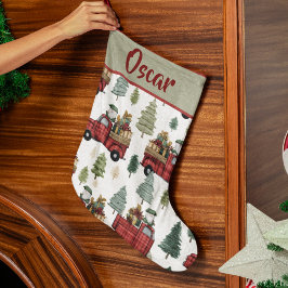 Colorful Holiday Pattern | Christmas Stocking Grote Kerstsok