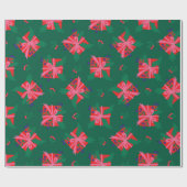 Colorful Holiday Wrapping Paper Cadeaupapier (Vlak)